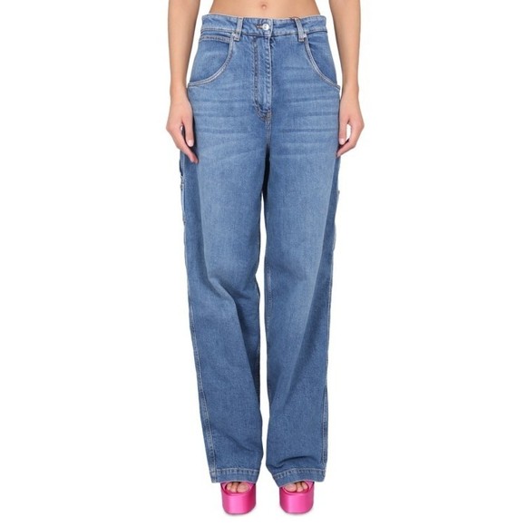 Etro Relaxed Fit High-Waist Cargo Jeans - NWT - Picture 1 of 4